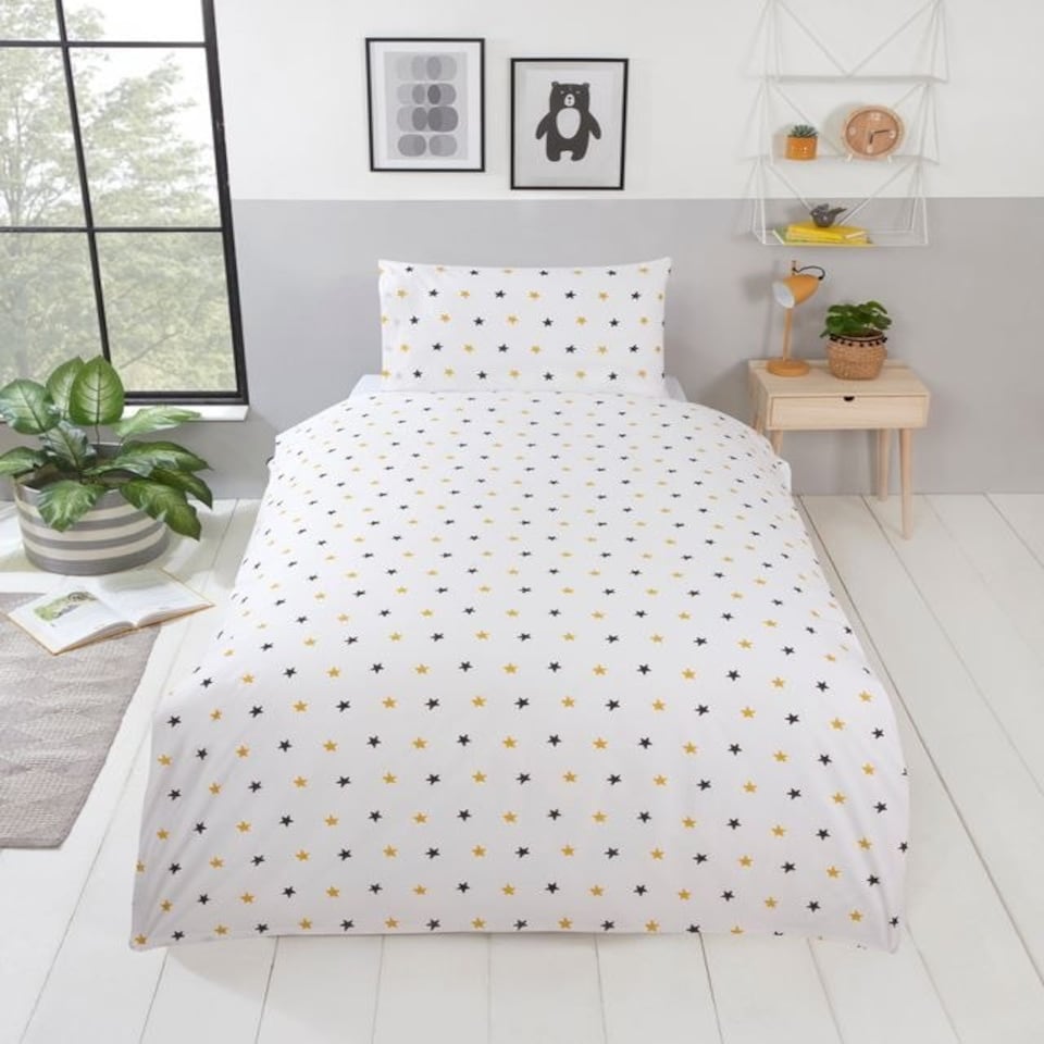 image 1 of Scandi Bears Duvet Cover Set with Pillowcase Multi | Single