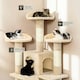 image 3 of Cat Tree Mogli - 170 cm, sisal cat scratching post  - Beige