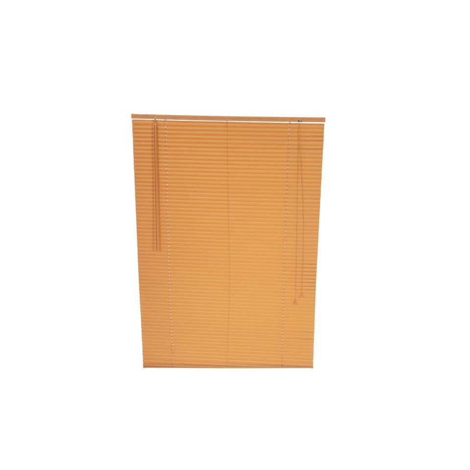 image 1 of Oypla 100 x 150cm PVC Teak Wood Grain Effect Home Office Venetian Window Blinds with Fixings