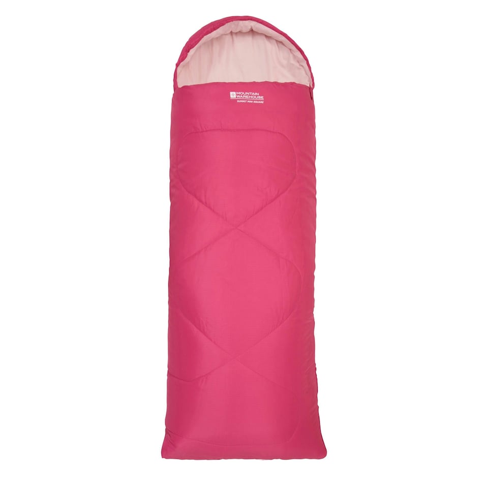 Mountain Warehouse Childrens/Kids Summit Mini Sleeping Bag - Bright Pink - One Size Pink