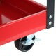 image 4 of Oypla Heavy Duty 3 Tier Mobile Workshop Garage Tool Storage Trolley Red