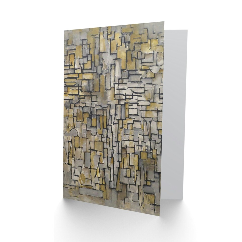 image 1 of Piet Mondrian Art Card Tableau No 2 Composition No VII