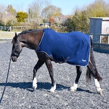 Rhinegold Fleece Horsewalker/Lunge Rug Blue | Size: 7ft 0
Colour: Navy