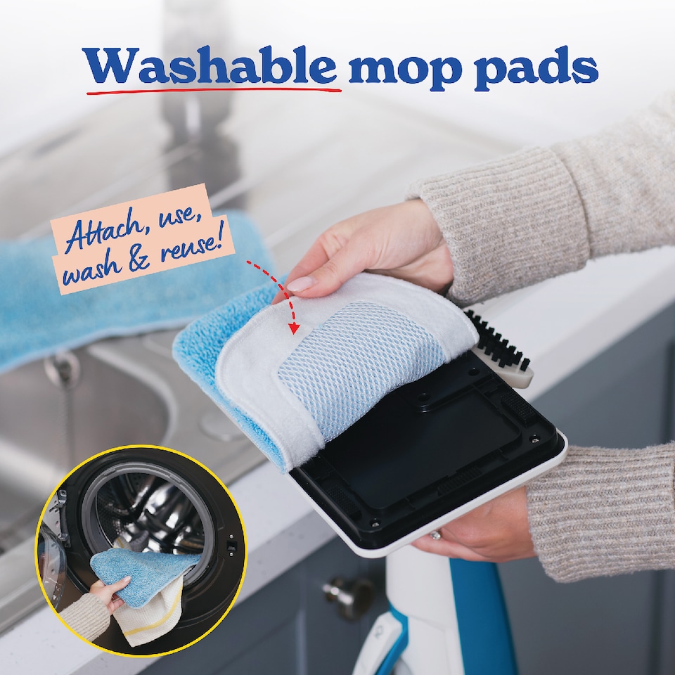 image 1 of Russell Hobbs Multifunctional 12-in-1 Steam Mop RHMSM6001