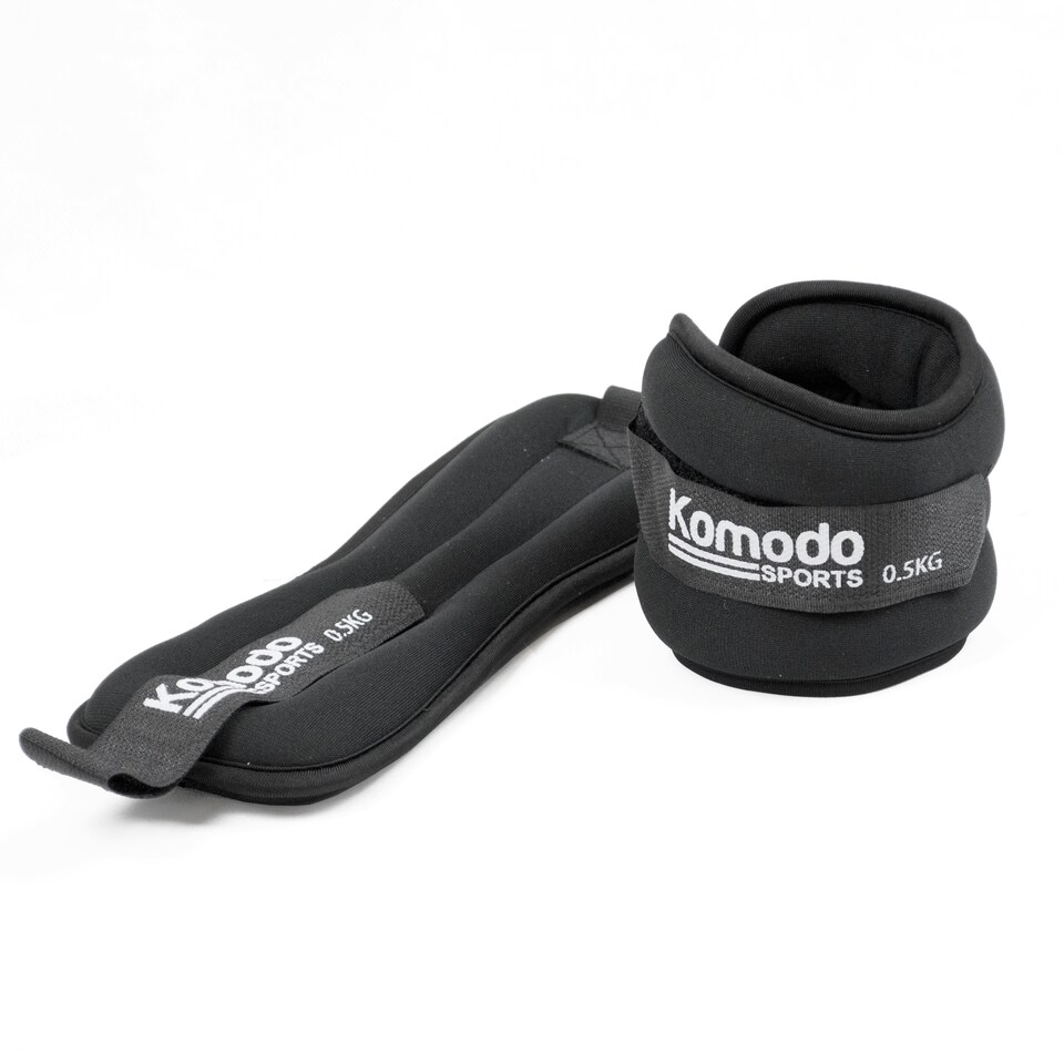 image 1 of Komodo Neoprene Ankle Weights - 3kg (2 x 1.5kg)