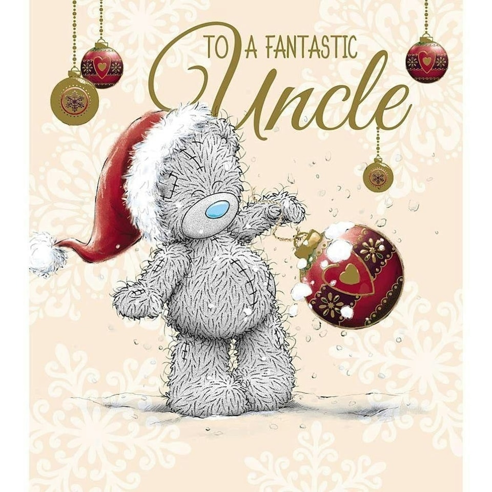 Fantastic Uncle Me to You Bear Christmas Card