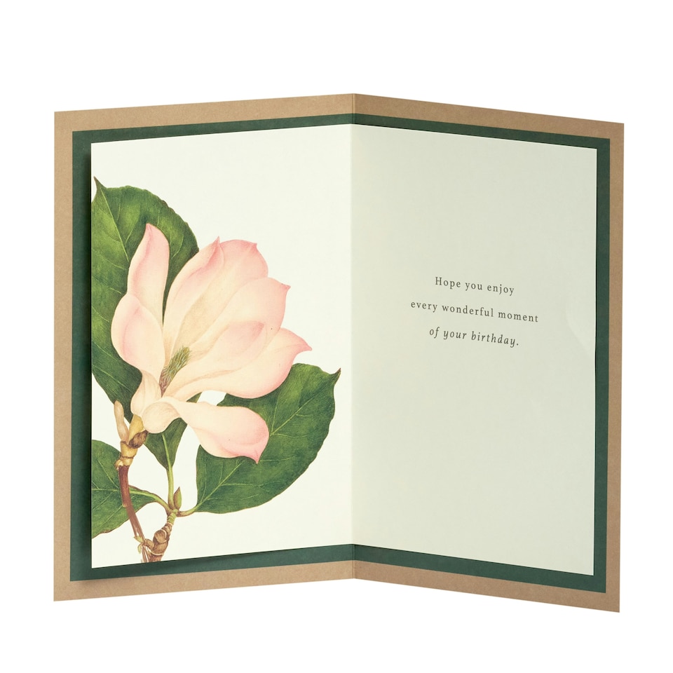 image 1 of Birthday card - large flower