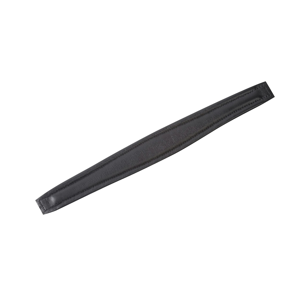 image 1 of Collegiate Comfitec Replacement Leather Nose Piece - Black - Warmblood