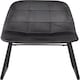 image 7 of Quebec Straight Edge Dining Set with 4 Velvet Lukas Chairs Grey