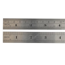 Fisher Stainless Steel Rule - Multi Colour - 60cm 24in