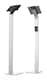 image 9 of Durable Aluminium Tablet Holder iPad Floor Exhibition Stand | Rotates & Locks | Silver