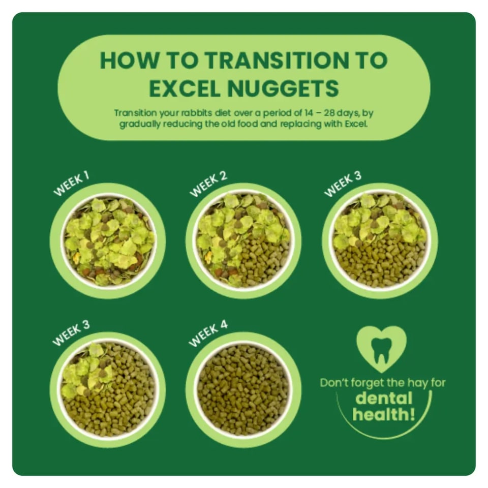image 1 of Burgess Excel Adult Rabbit Nuggets With Mint - 3KG