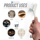 image 4 of Fantail Dish Brushes Firm Bristle Kitchen Washing Up Dish & Sink Scrubbers Long Handle - Pack of 5