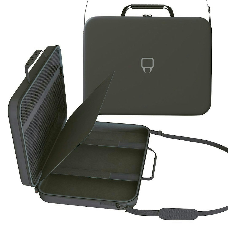 image 1 of Venom 16-inch Laptop Case - Hard EVA Shell with Soft Padded Interior Compartments
