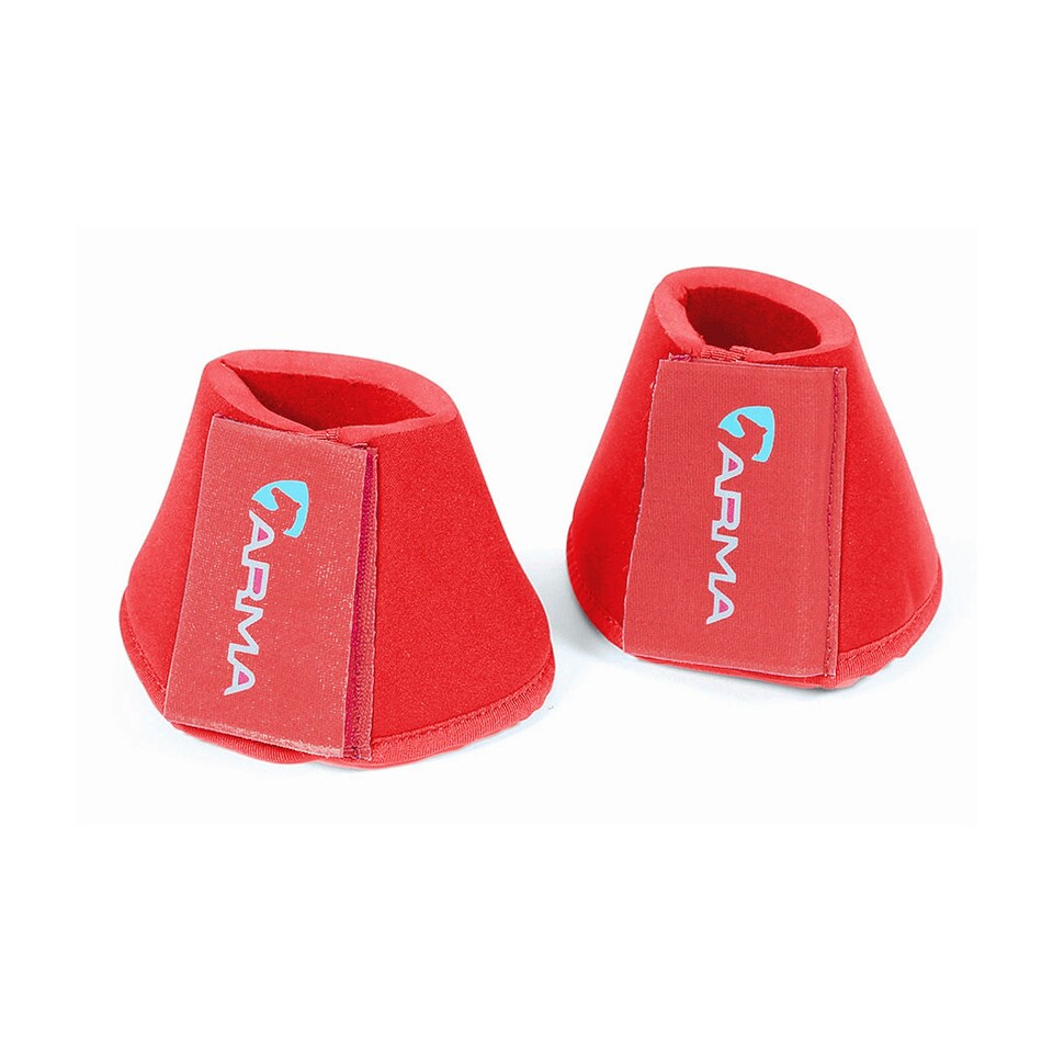 ARMA Neoprene Horse Overreach Boots - Deep Red - Full