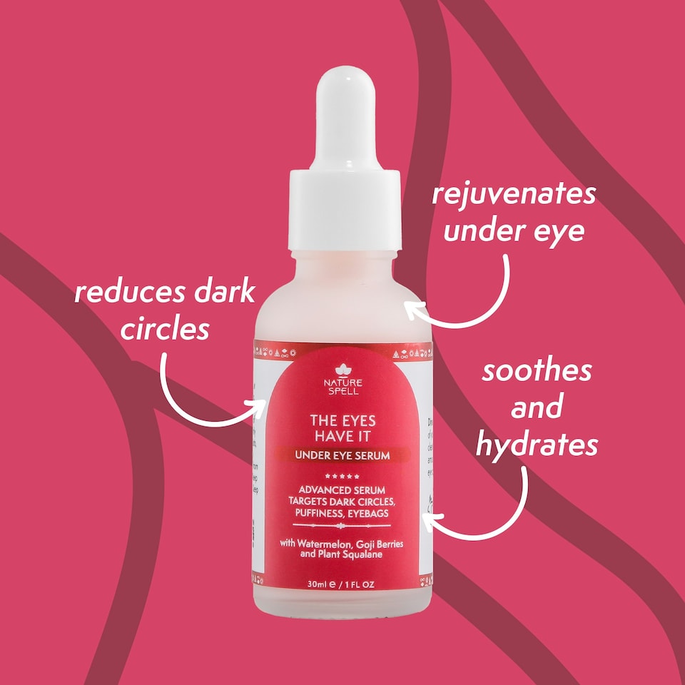 image 1 of Nature Spell Under Eye Serum with Watermelon & Goji Berries