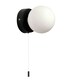 image 2 of Toronto Matt Black IP44 Wall Light