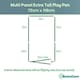 image 4 of Bettacare Extra Tall Pet Pen, 72cm x 118cm, Black, 105cm High, Dog Pen for Pets, Dogs and Puppies, Easy Installation Black