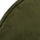 image 6 of Natalia Velvet Adults Bean Bag Armchair and Pouffe, Ready Filled Large Beanbag and Footstool Olive Green | Green | Olive Green | XL | 2