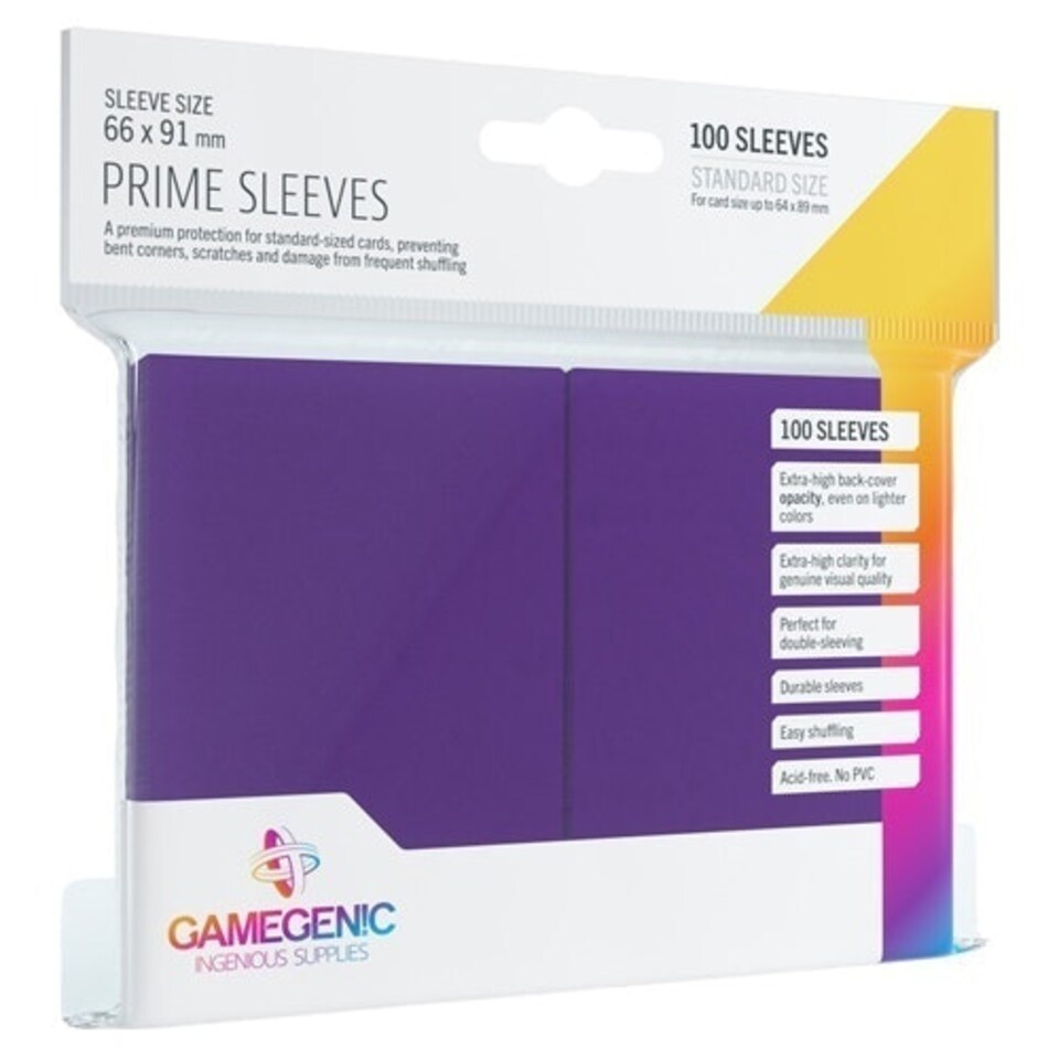 Gamegenic - Prime Sleeves (100) - Purple