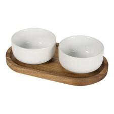 Seasons Ceramic Serving Bowl Set | White | White | One Size | 1
