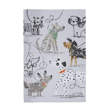 Ulster Weavers Dog Days Tea Towel - Cotton Grey