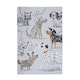 image 1 of Ulster Weavers Dog Days Tea Towel - Cotton Grey