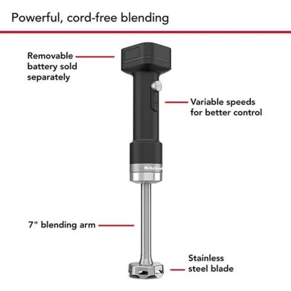 image 1 of KitchenAid Go Cordless Hand Blender Without Battery