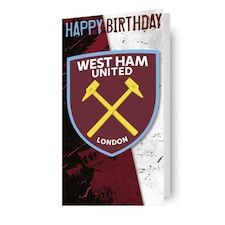 West Ham United FC Birthday Card
