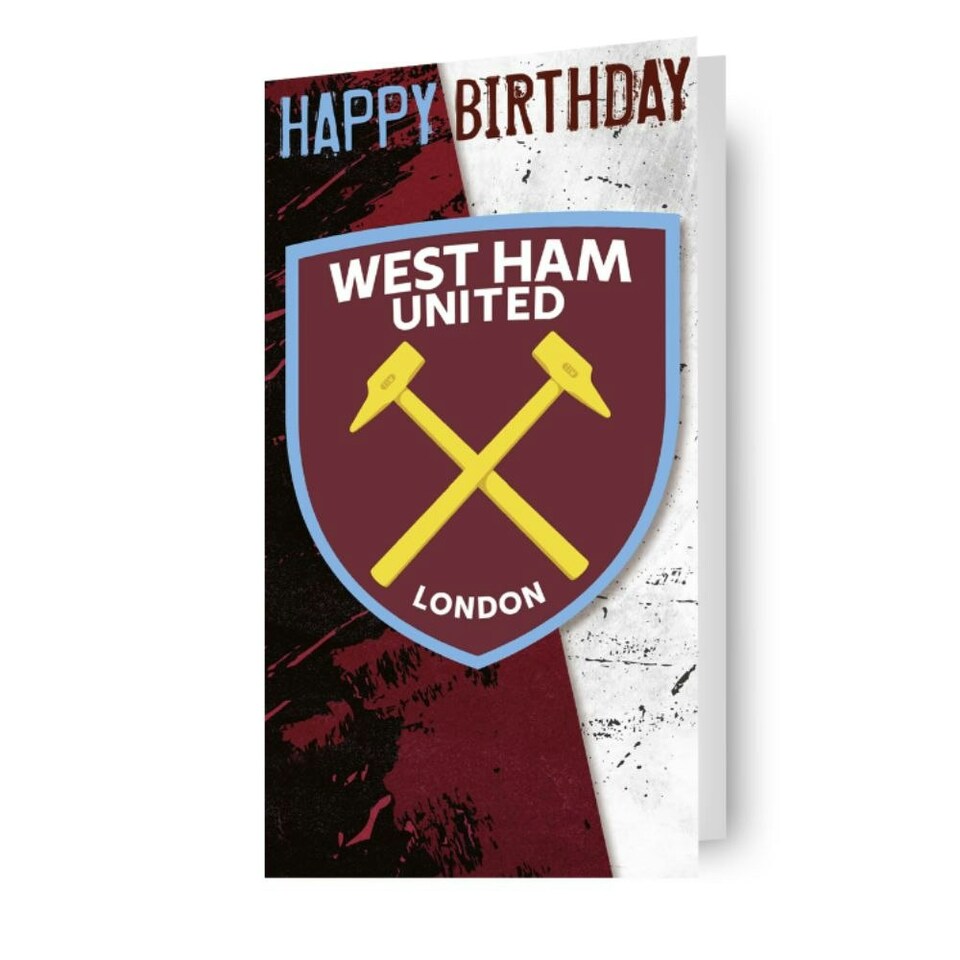 image 1 of West Ham United FC Birthday Card