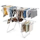 image 5 of COSTWYA Foldable 2-Level Clothes Drying Rack Garment Drying Hanger