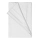 image 2 of Belledorm 100% Cotton Sateen Flat Sheet - White - Double