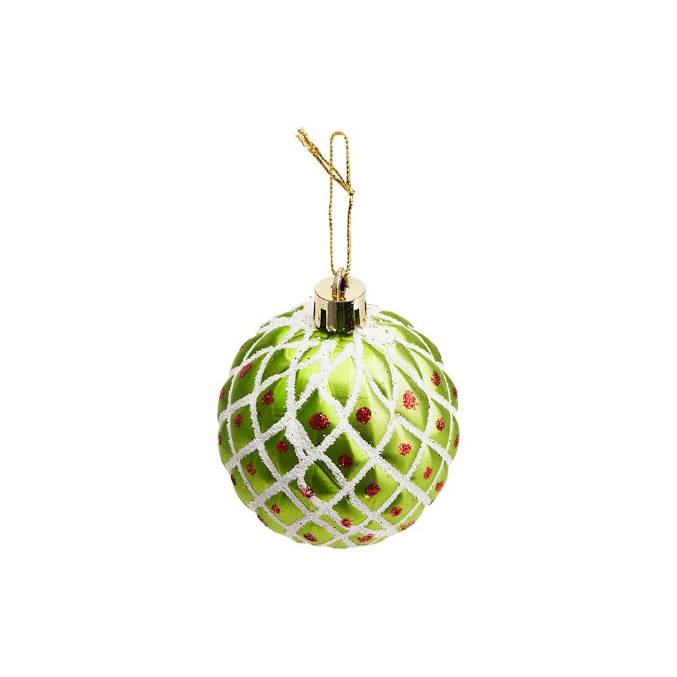 image 1 of Living and Home 16Pcs Christmas Hanging Ball Decorations