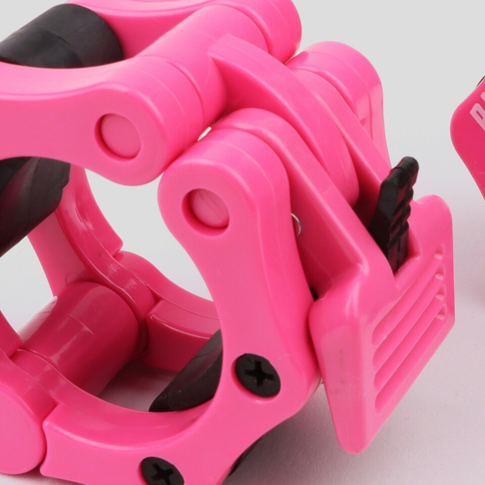 image 1 of Phoenix Fitness Barbell Clamps 2 Inch Pink