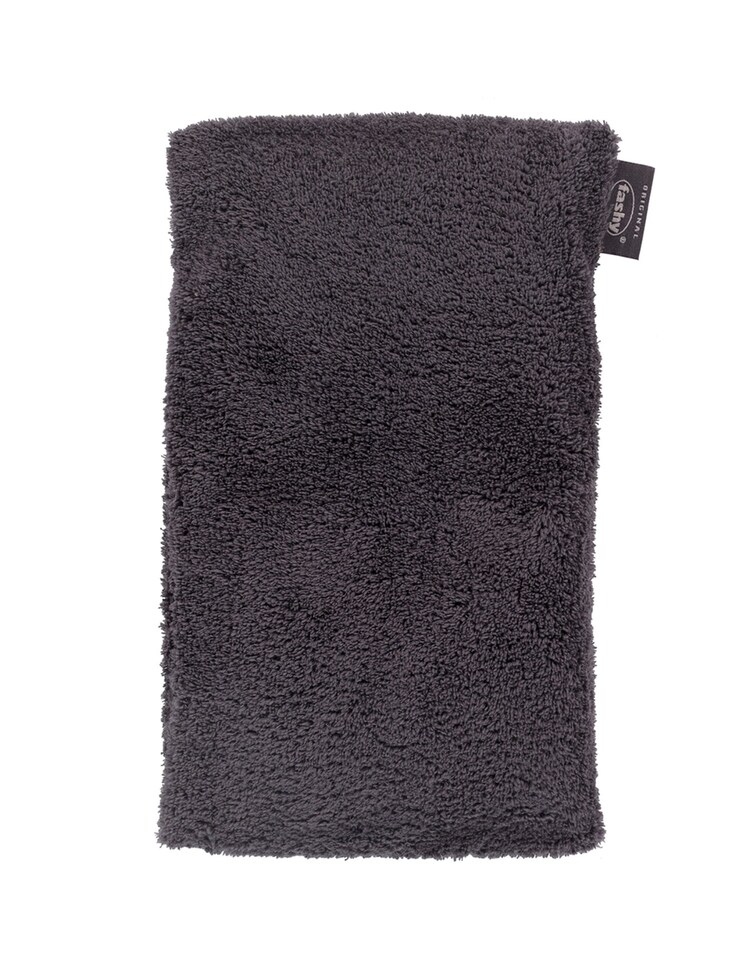 Fashy Rapeseed Heat Pack with Plush Cover - Dark Grey