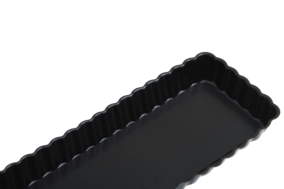 image 1 of Orsina Versatile Rectangular Fluted Cake Tins, Non Stick Coated Tins For Cake Baking, Fluted Design Baking Tin