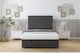 image 1 of Sloomy Kansas Graphite Dumfries Ottoman Bed Base With 26" Strutted Headboard 4'6 Double | Grey | Graphite | Double | 1