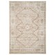 image 1 of KUKOON Neutral Beige Geometric Medallion Bordered Rug 120cm x 170cm