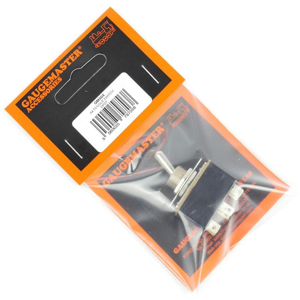 image 1 of Gaugemaster Electric DPDT Toggle Switch