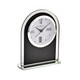 image 2 of Widdop Gifts Black and Silver Mantel Clock