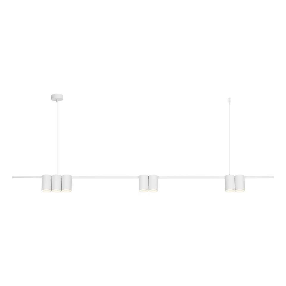 image 1 of Milagro Pendant Light (Strip) Genesis White 7xGU10