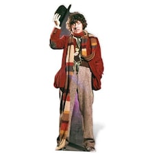 Tom Baker Dr Who The 4th Doctor Lifesize Cardboard Cutout - 181cm