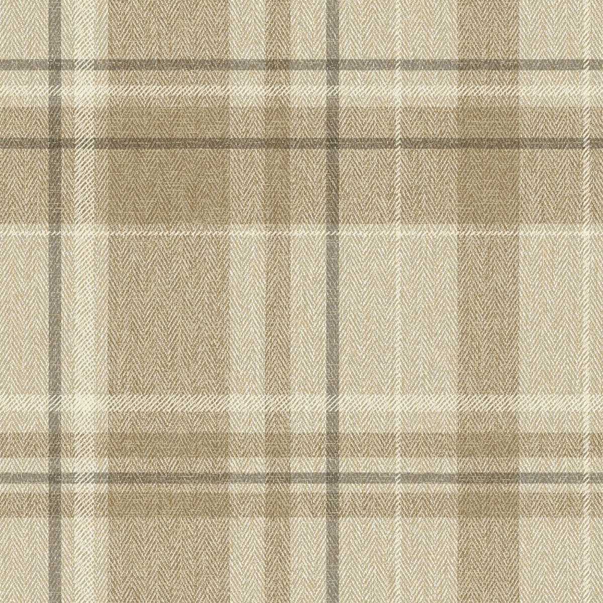 Crown Harris Checked Soft Wallpaper Brown Beige 1