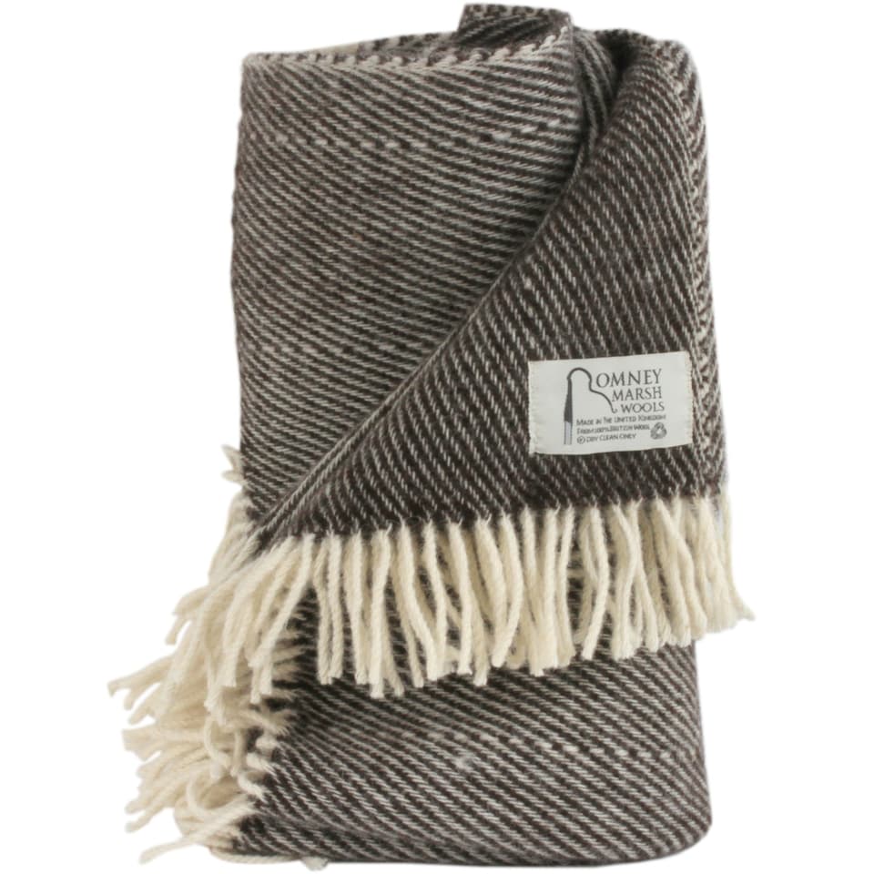 image 1 of Romney Marsh Wools, Copperhurst British Soft Wool Throw