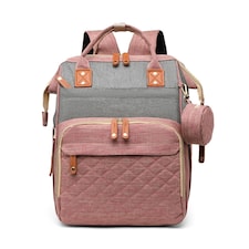 Multifunctional Maternity and Baby Backpack for Outings | Pink | Pink