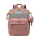 image 1 of Multifunctional Maternity and Baby Backpack for Outings | Pink | Pink