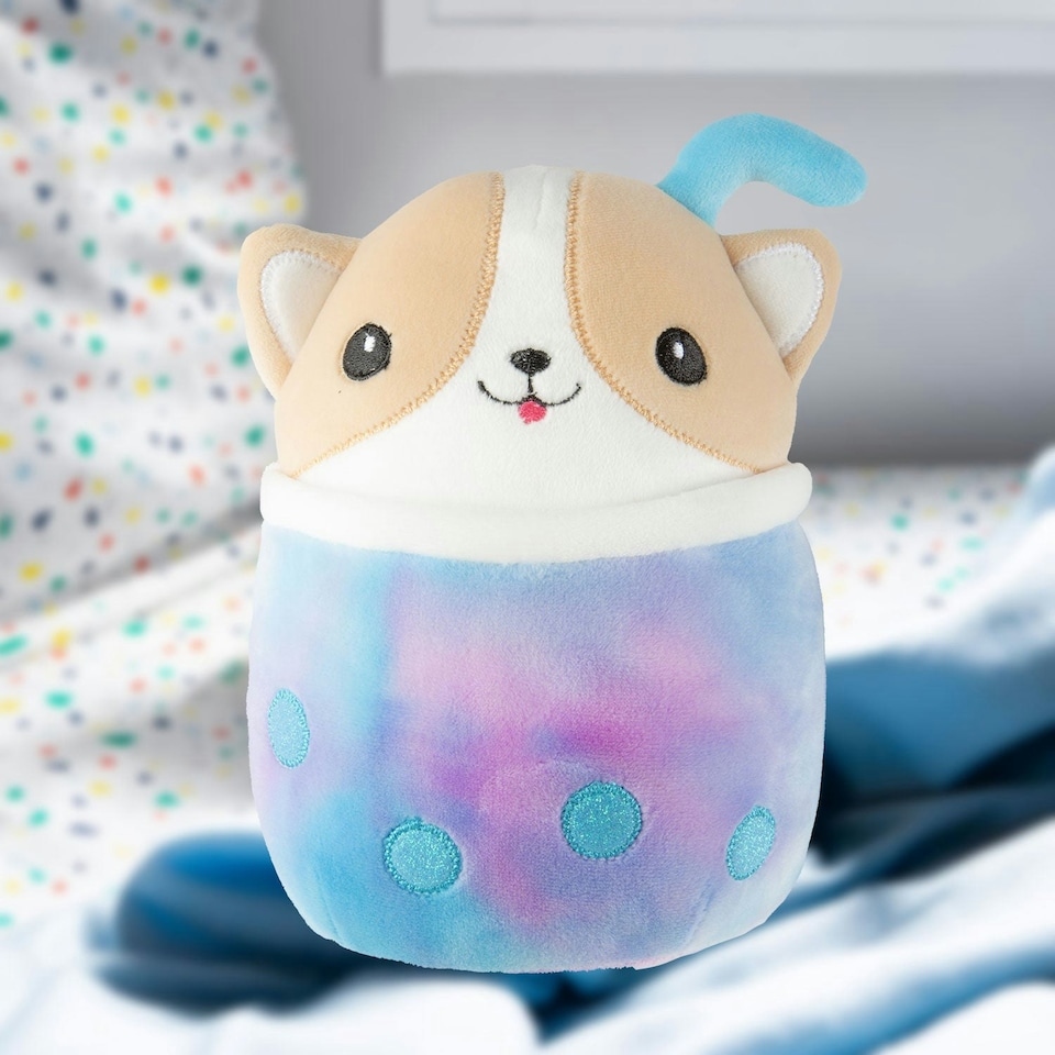 image 1 of Corgi Soft Toy Animal Plush Doggy Cuddly Soft Plushie 18cm Multi-Coloured