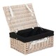 image 1 of 41cm Picnic Basket with Lining Black | Black | One Size