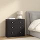 image 7 of May Chest of 3 Drawers in Black