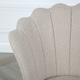 image 3 of FREYA Petal Chair Boucle Upholstered Fabric - Cream Cream | Boucle